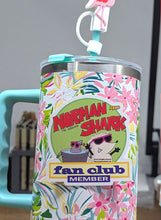 Load image into Gallery viewer, STICKER: Norman and Shark Fan Club Member
