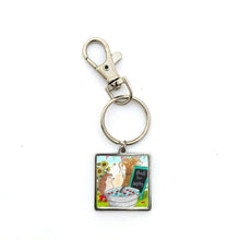 Load image into Gallery viewer, Norman &amp; Shark Keychain
